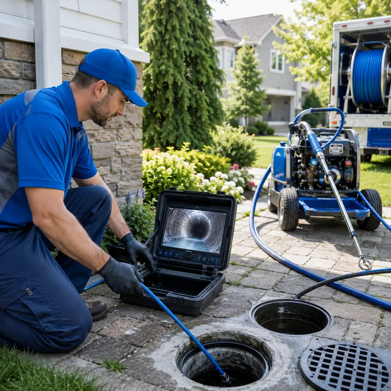 Outdoor drain cleaning professionals serving Hanska, MN